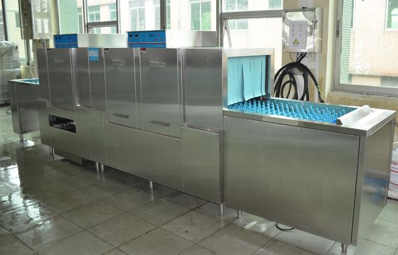 China Distribuidor comercial de aço inoxidável da máquina de lavar louça 1600H 5400W 850D do ISO para dentro fornecedor