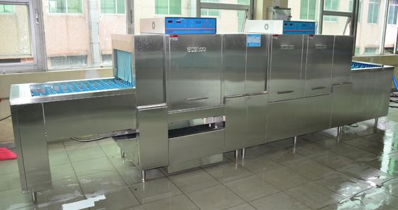 China distribuidor central da máquina de lavar louça ECO-L540CP2 da máquina do voo da cozinha 25KW/61KW para dentro fornecedor