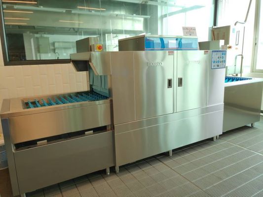 China Água quente dos hotéis que Sanitizing a máquina de lavar louça/máquinas de lavagem da louça de alta temperatura 60~75℃ fornecedor