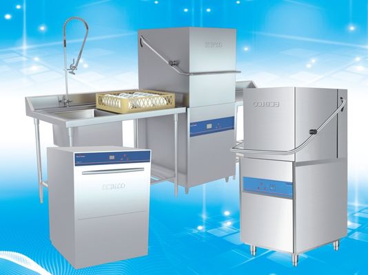 China Máquina de lavar louça comercial de baixa temperatura da capa/máquina comercial elétrica do prato fornecedor