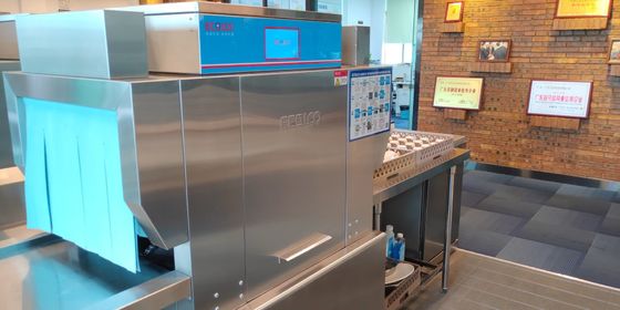 China Máquina de lavar louça comercial do OEM para o restaurante, máquina de lavar comercial do prato fornecedor