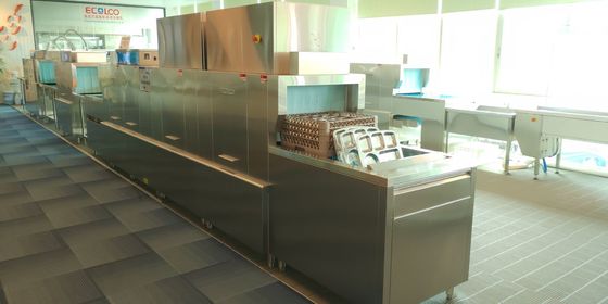 China Estação da lavagem da louça da cozinha/máquina de lavar louça comerciais quietas do estojo compacto para o uso comercial fornecedor