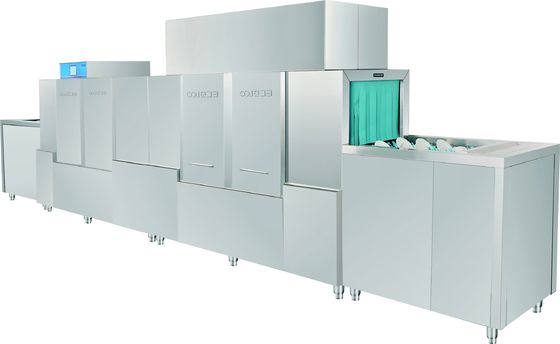 China Máquina de lavar louça chain longa ECO-L580P2H2 de 42KW/78KW 1900H5800W850D para restaurantes fornecedor