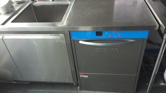 China Distribuidor da máquina de lavar louça 850H 600W 630D de Undercounter da categoria comercial para dentro fornecedor